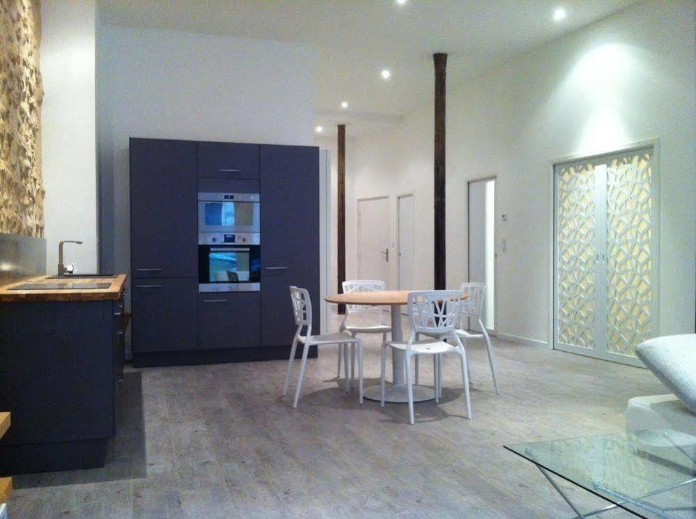 Ausone Beautiful Loft Apartment In Historical Center + Terrace And Parking Bordeaux Luaran gambar